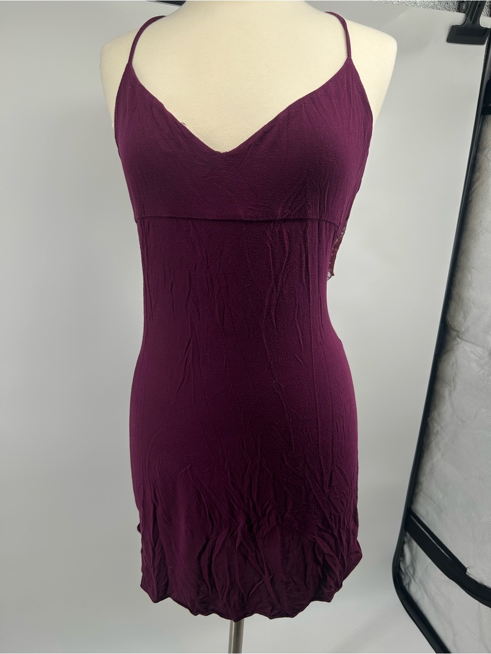 Victoria's Secret Plum Spaghetti Strap Slip Dress